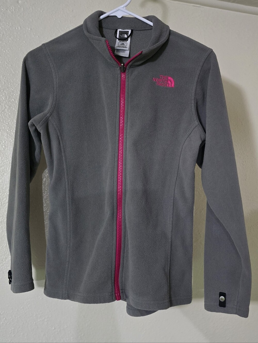 The North Face Kids Gray Fleece Shirt Jacket